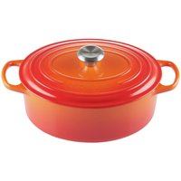 LE CREUSET Bräter oval 29 cm Ofenrot SIGNATURE, Gusseisen von Le Creuset