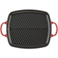 LE CREUSET Grillplatte 30x27 kirschrot, Gusseisen von Le Creuset