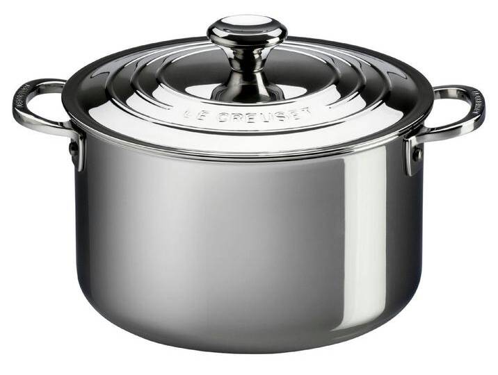 LE CREUSET Kochtopf 3ply PLUS Fleischtopf Edelstahl 20cm, Edelstahl von Le-Creuset