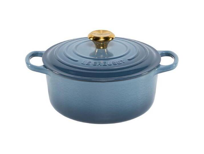 LE CREUSET Kochtopf Signature Bräter rund 24 cm chambray LE CREUSET Kochtopf Signature Bräter rund 24 cm chambray von Le-Creuset