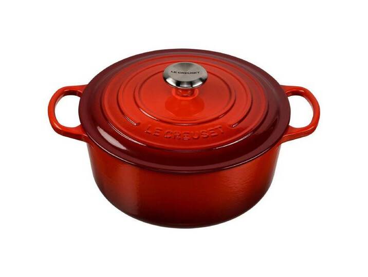 LE CREUSET Kochtopf Signature Bräter rund 26 cm von Le-Creuset