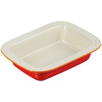 LE CREUSET Lasagneform Ofenrot AUFLAUFFORM, Steinzeug von Le Creuset