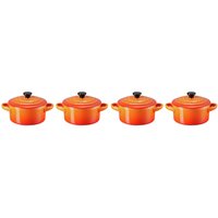 LE CREUSET Mini-Cocotte 4er-Set COCOTTE, Steinzeug von Le Creuset