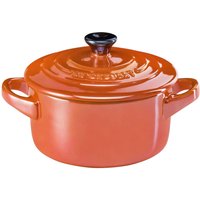 LE CREUSET Mini-Cocotte Ofenrot METALLICS, Steinzeug von Le Creuset