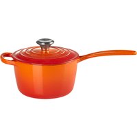 LE CREUSET Stielkasserolle 16 cm Ofenrot SIGNATURE, Gusseisen LE CREUSET Stielkasserolle 16 cm Ofenrot SIGNATURE, Gusseisen von Le Creuset
