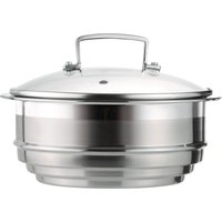 Le Creuset 3-Ply Stainless Steel Multi Steamer with Glass Lid von Le Creuset