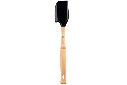 Le Creuset Mittelgroße Kochkelle Premium mit abnehmbarem Silikonkopf, Länge: 31 cm, Silikon/Holz, Schwarz, 93007602140002 Le Creuset Mittelgroße Kochkelle Premium mit abnehmbarem Silikonkopf, Länge: 31 cm, Silikon/Holz, Schwarz, 93007602140002 von LE CREUSET