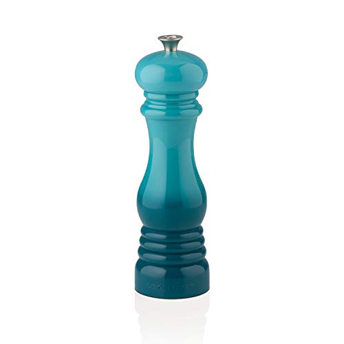 Le Creuset Salzmühle, ABS-Kunststoff, 6,2 x 6,2 x 20,8 cm, Keramik-Mahlwerk, Karibik, 96002000490000 von LE CREUSET