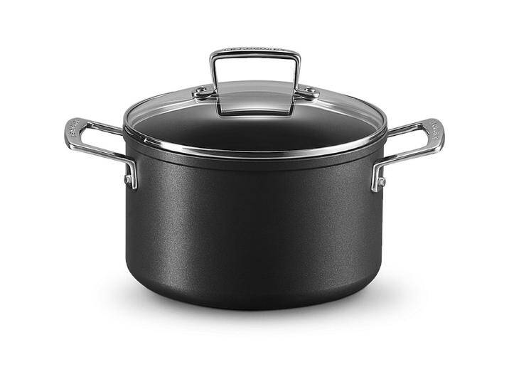 Le Creuset Aluminium-Antihaft Fleischtopf mit Glasdeckel 20 cm von Le-Creuset