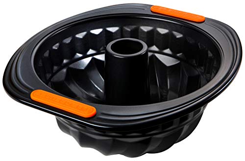 Le Creuset Antihaft Gugelhupfform, Ø 22 cm, Sauerteigbeständig, Aus Karbonstahl gefertigt, Anthrazit/Orange, 94102422000000 Le Creuset Antihaft Gugelhupfform, Ø 22 cm, Sauerteigbeständig, Aus Karbonstahl gefertigt, Anthrazit/Orange, 94102422000000 von LE CREUSET