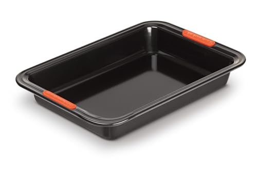 Le Creuset Antihaft Backform, Rechteckig, 33 x 23 cm, Sauerteigbeständig, Aus Karbonstahl gefertigt, Anthrazit/Orange, 94101039000000 Le Creuset Antihaft Backform, Rechteckig, 33 x 23 cm, Sauerteigbeständig, Aus Karbonstahl gefertigt, Anthrazit/Orange, 94101039000000 von LE CREUSET