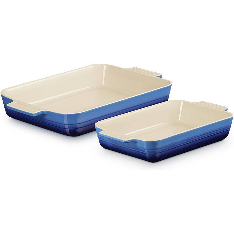Le Creuset Auflaufform Klassik rechteckig 2er-Set 25/32 cm Azure Le Creuset Auflaufform Klassik rechteckig 2er-Set 25/32 cm Azure von Le Creuset