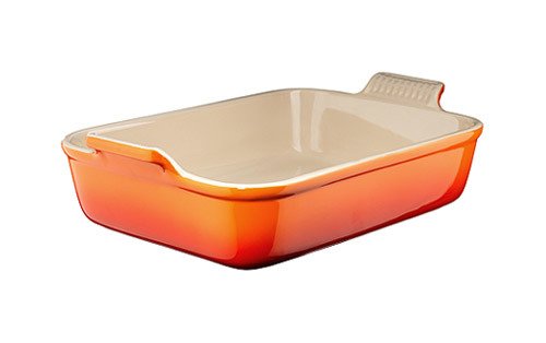 Le Creuset Auflaufform Ø ca. 19cm Ofenrot von Le Creuset