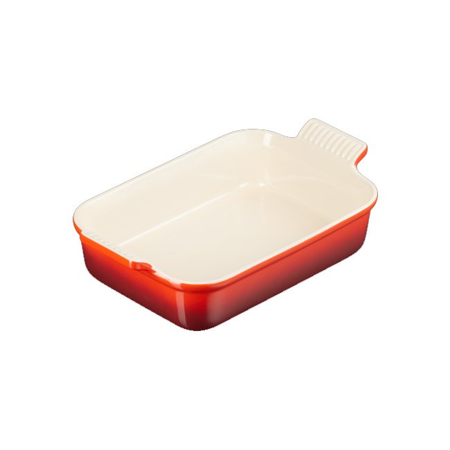 Le Creuset Auflaufform Ø ca. 26cm Kirschrot von Le Creuset