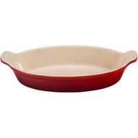 Le Creuset Auflaufform Tradition oval 28 cm Kirschrot von Le Creuset