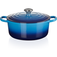 Le Creuset BRÄTER RUND SIGNATURE 26 CM AZURE von Le Creuset