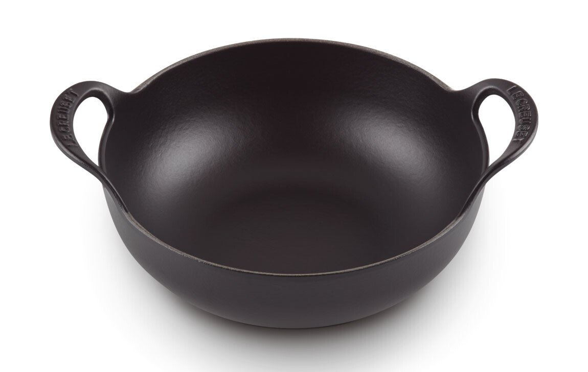 Le Creuset Balti Dish o.D. 24cm schwarz Guss von Le Creuset