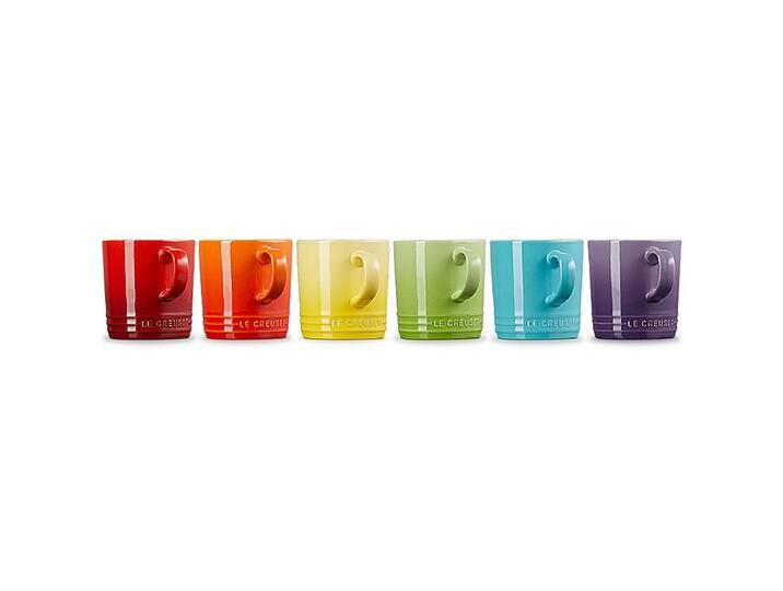 Le Creuset Becher 350 ml 6er-Set Regenbogen Le Creuset Becher 350 ml 6er-Set Regenbogen von Le-Creuset