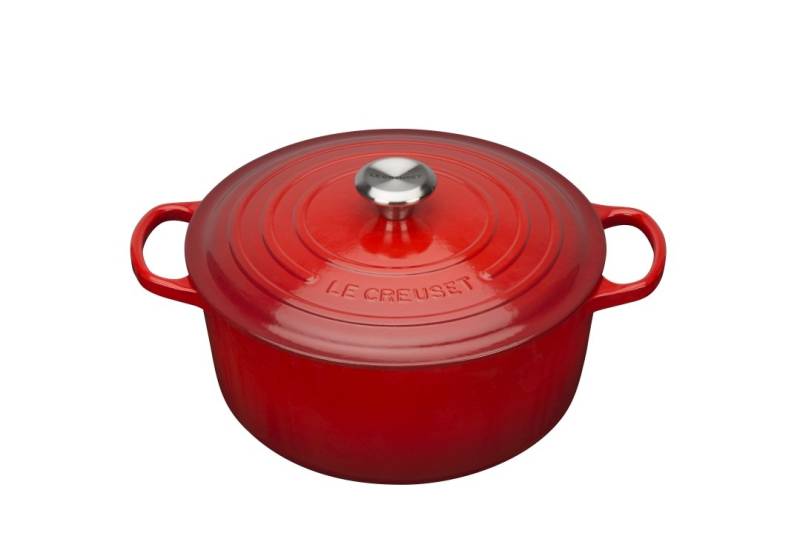 Le Creuset Bräter Ø ca. 18cm Kirschrot Rund von Le Creuset