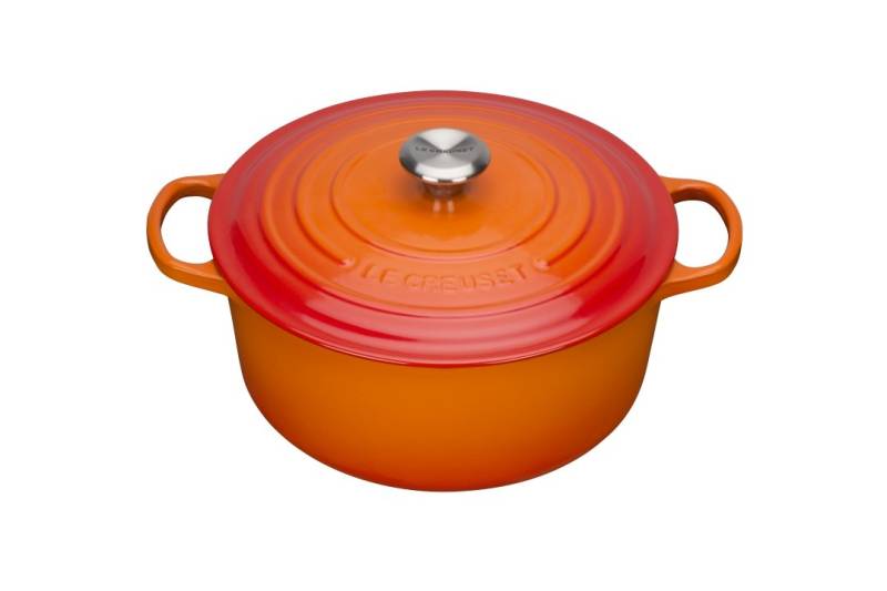 Le Creuset Bräter Ø ca. 20cm Ofenrot Rund von Le Creuset