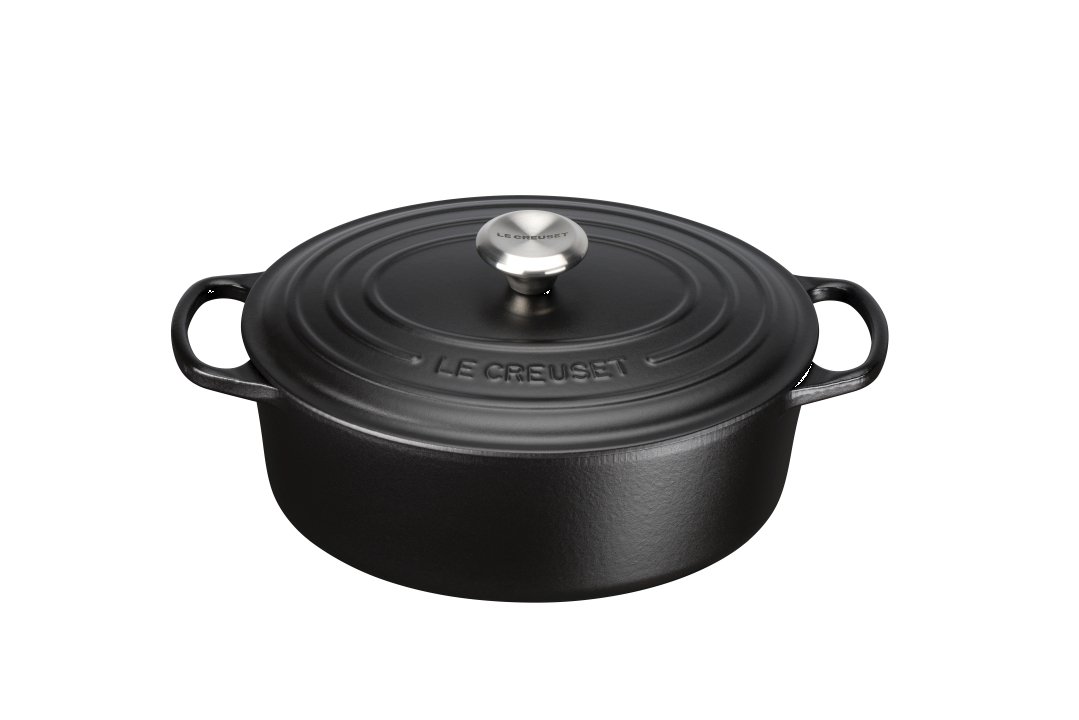 Le Creuset Bräter Ø ca. 29cm Schwarz Oval Le Creuset Bräter Ø ca. 29cm Schwarz Oval von Le Creuset