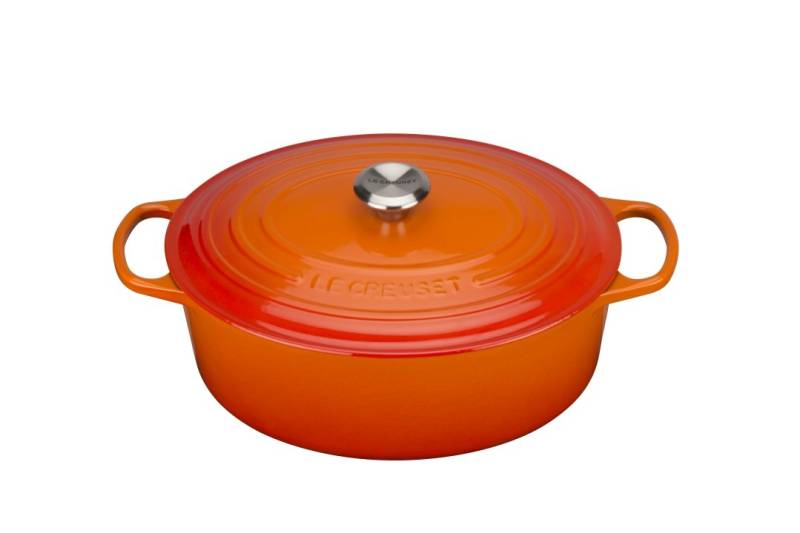 Le Creuset Bräter Ø ca. 33cm Ofenrot Oval von Le Creuset