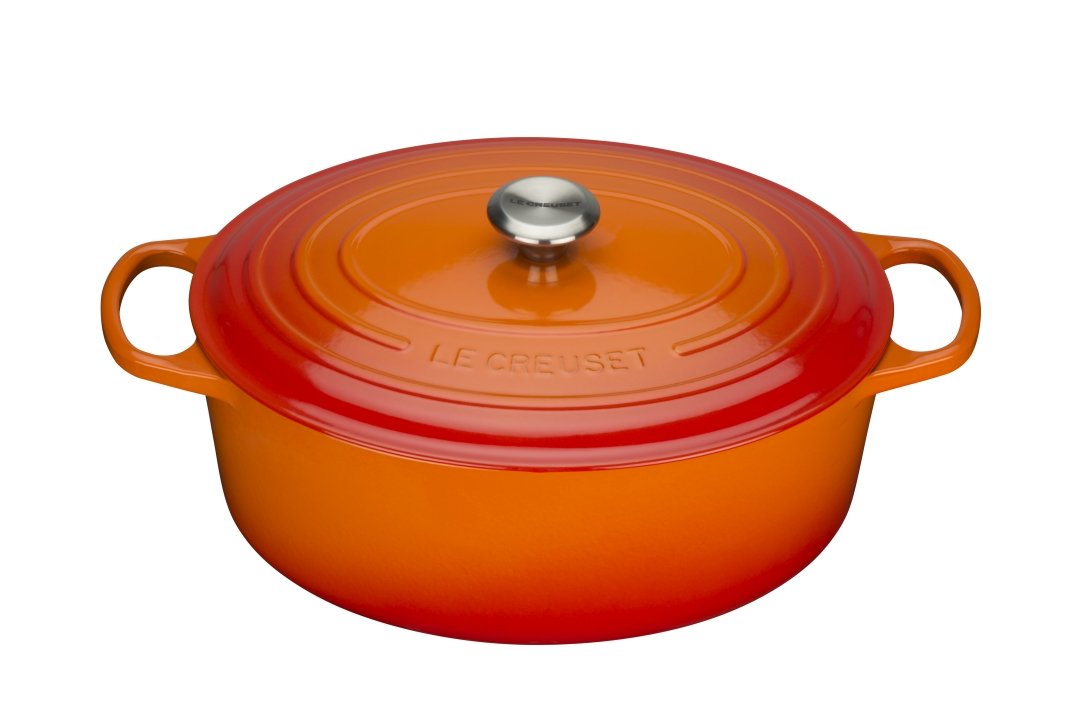 Le Creuset Bräter Ø ca. 35cm Ofenrot Oval Le Creuset Bräter Ø ca. 35cm Ofenrot Oval von Le Creuset