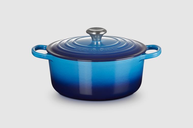 Le Creuset Bräter Sig 28cm Azure Rund von Le Creuset