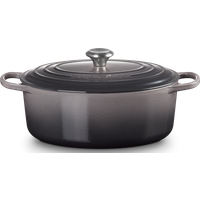 Le Creuset Bräter Signature, oval, 31 cm Flint von Le Creuset