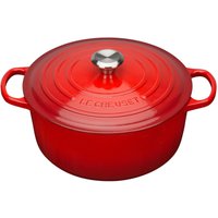 Le Creuset Bräter Signature 22 cm Kirschrot 3,3 L rund von Le Creuset