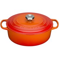 Le Creuset Bräter Signature 31 cm oval Ofenrot 6,3 L von Le Creuset