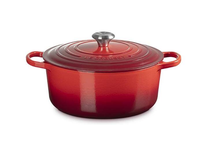 Le Creuset Bräter Signature rund 18 cm Kirschrot Le Creuset Bräter Signature rund 18 cm Kirschrot von Le-Creuset