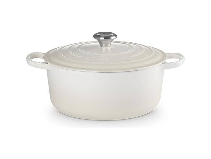 Le Creuset Bräter Signature rund 20 cm Meringue von Le-Creuset