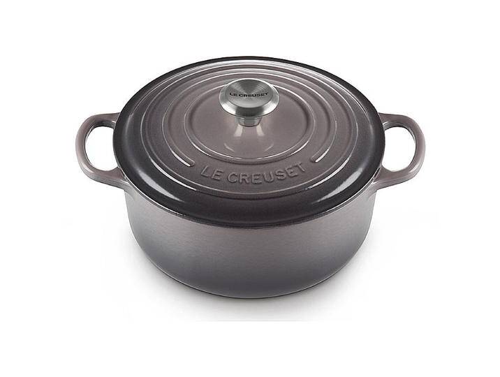 Le Creuset Bräter Signature rund 24 cm Flint Le Creuset Bräter Signature rund 24 cm Flint von Le-Creuset