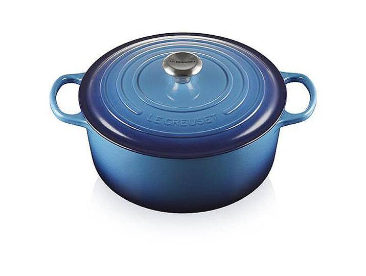 Le Creuset Bräter Signature rund 28 cm Azure Le Creuset Bräter Signature rund 28 cm Azure von Le-Creuset