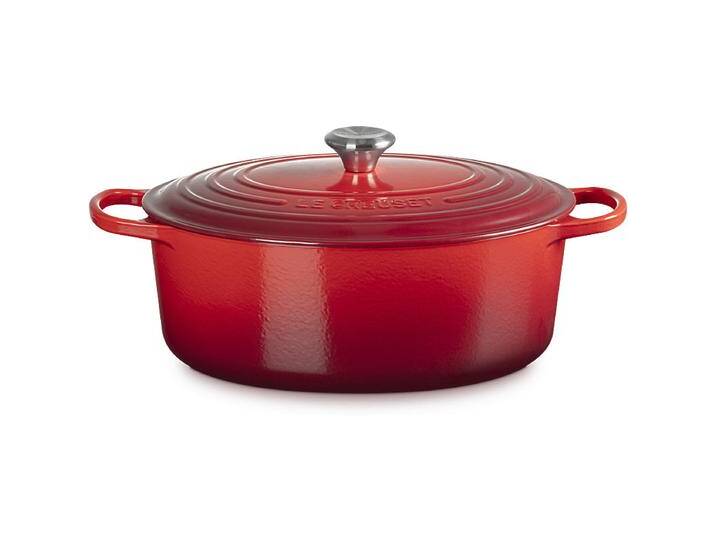 Le Creuset Bräter Signature oval 27cm kirschrot Le Creuset Bräter Signature oval 27cm kirschrot von Le-Creuset
