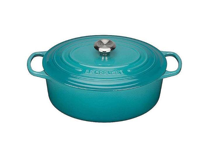 Le Creuset Bräter oval Signature 31cm karibik Le Creuset Bräter oval Signature 31cm karibik von Le-Creuset