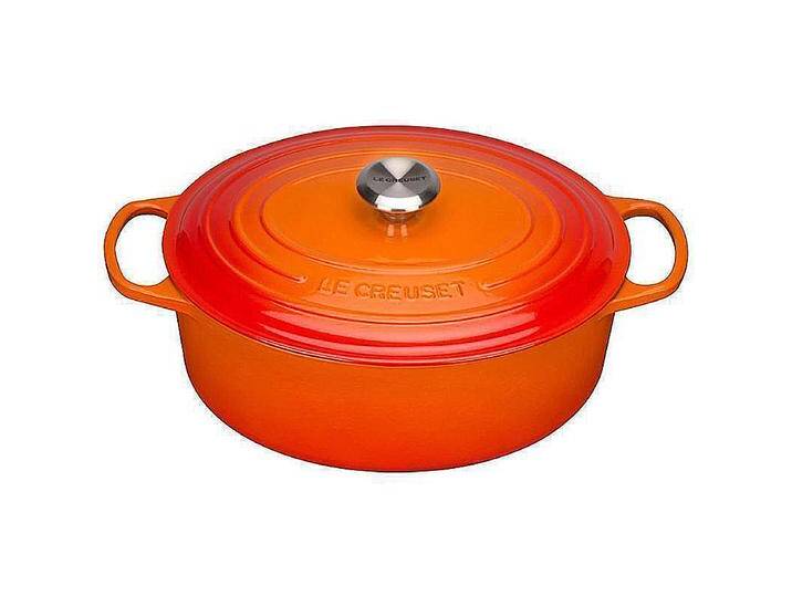 Le Creuset Bräter oval Signature 35cm ofenrot Le Creuset Bräter oval Signature 35cm ofenrot von Le-Creuset