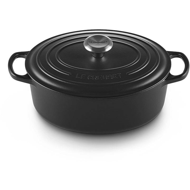 Le Creuset Bräter Signature oval 40cm Schwarz matt innen & außen Le Creuset Bräter Signature oval 40cm Schwarz matt innen & außen von Le Creuset