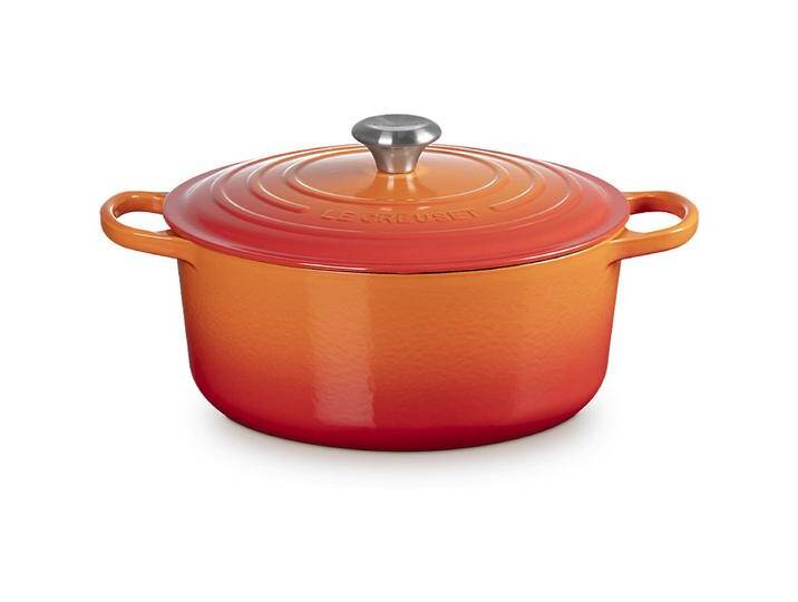 Le Creuset Bräter Signature rund 20cm Ofenrot Le Creuset Bräter Signature rund 20cm Ofenrot von Le-Creuset