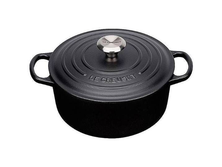 Le Creuset Bräter rund Signature 26cm schwarz Le Creuset Bräter rund Signature 26cm schwarz von Le-Creuset