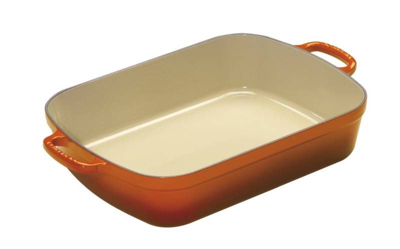 Le Creuset Bratreine ca. 37x29cm Ofenrot von Le Creuset
