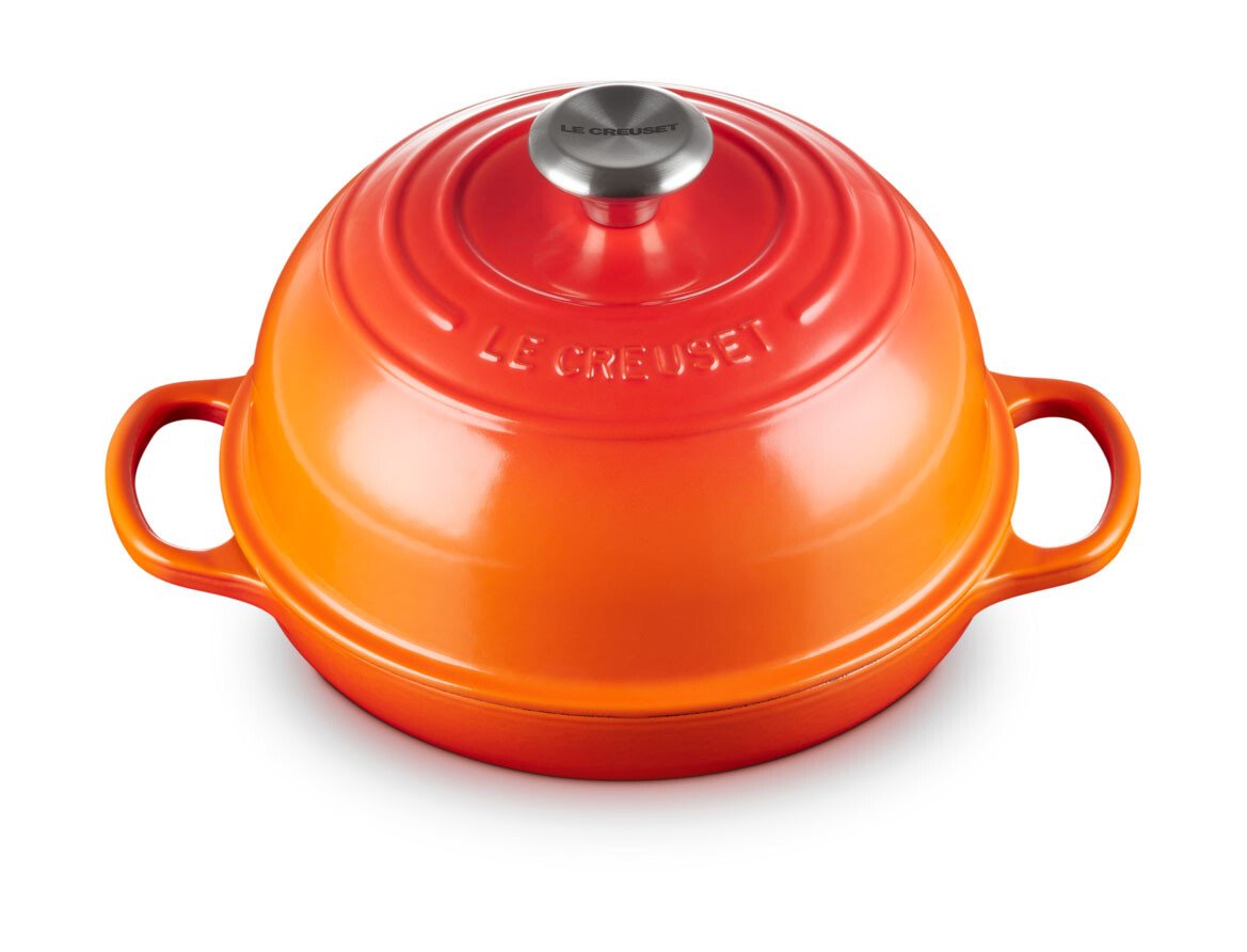 Le Creuset Brot Bräter 24cm ofenrot Guss von Le Creuset