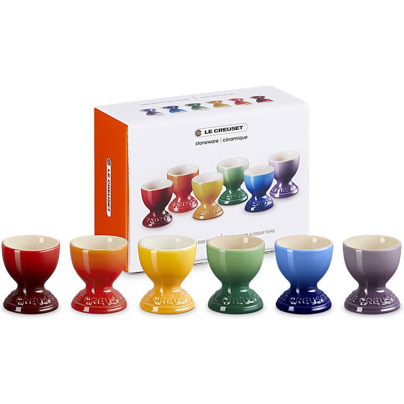 Le Creuset Eierbecher 6er Set Regenbogen Le Creuset Eierbecher 6er Set Regenbogen von Le Creuset