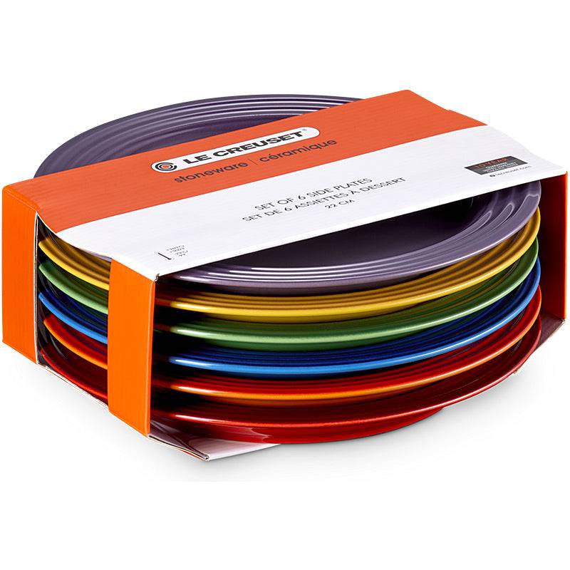 Le Creuset Frühstücksteller 22cm 6er Set Regenbogen Le Creuset Frühstücksteller 22cm 6er Set Regenbogen von Le Creuset