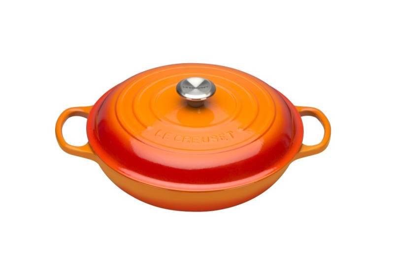 Le Creuset Gourmet-Profitopf Ø ca. 30cm Ofenrot / innen creme von Le Creuset