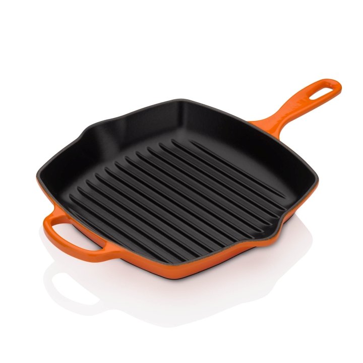 Le Creuset Grillpfanne Ø ca. 26cm Ofenrot Quadratisch Le Creuset Grillpfanne Ø ca. 26cm Ofenrot Quadratisch von Le Creuset