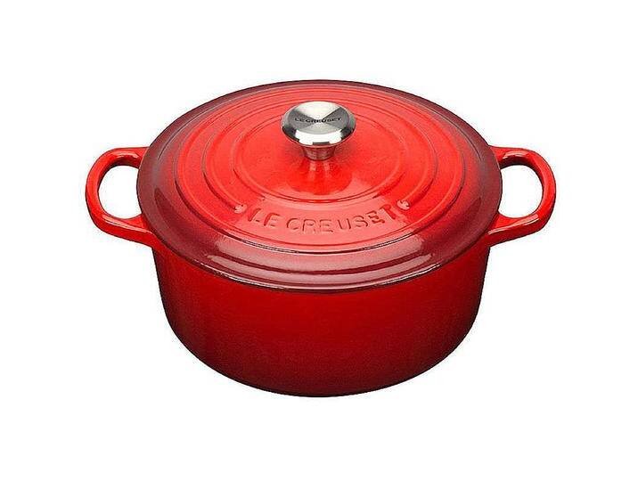 Le Creuset Hoher Bräter Signature 26 cm Kirschrot Le Creuset Hoher Bräter Signature 26 cm Kirschrot von Le-Creuset