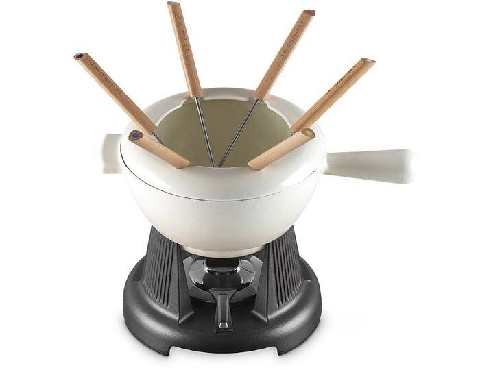 Le Creuset Käsefondue Set Mode Meringue Le Creuset Käsefondue Set Mode Meringue von Le-Creuset