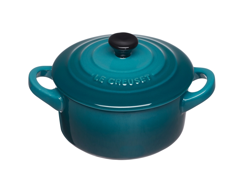 Le Creuset Mini-Cocotte 10cm in Farbe Deep Teal Le Creuset Mini-Cocotte 10cm in Farbe Deep Teal von Le Creuset